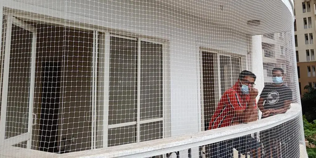 Bird netting installation